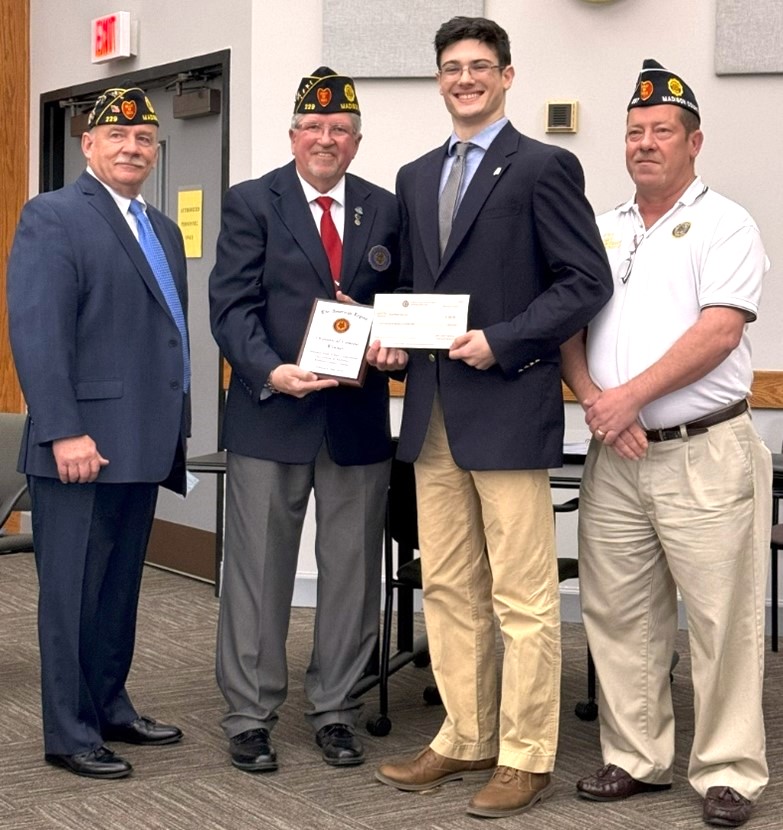 Thomas Fleming Wins American Legion Oratorical Contest - News