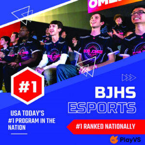 Bob Jones Esports with Aubree White ranked first in nation