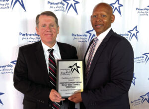 Partnership For a Drug Free Community awards Eric Terrell with ‘Excellence in Education’