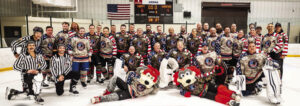 Veterans play ice hockey for charity in Battle of the Brave