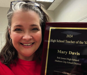 Mary Davis honored as state’s ‘High School Theatre Teacher of the Year’