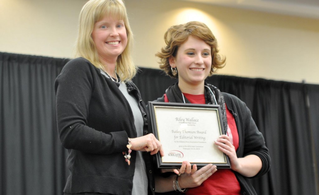 Sparkman's Riley Wallace named Alabama High School Journalist of the ...