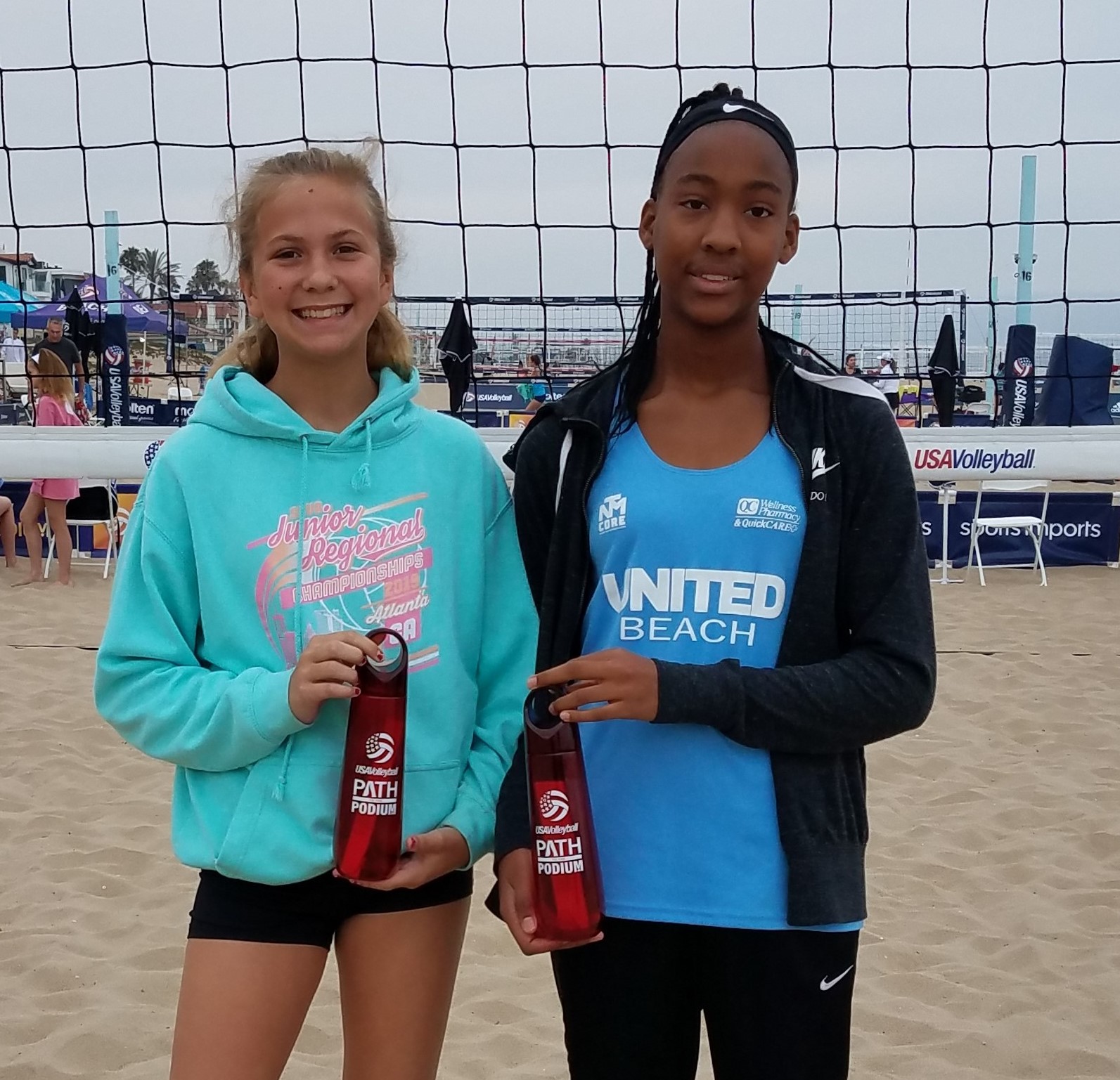 Local Athletes Dig In At National Beach Volleyball In California The