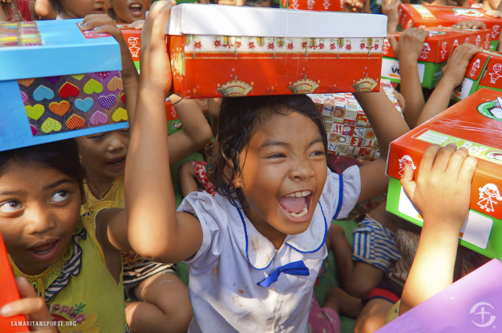 National collection week for Operation Christmas Child Shoebox Gifts