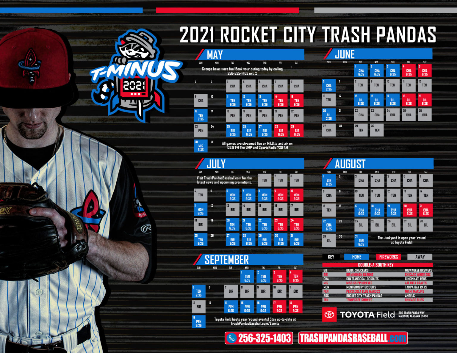 Trash Pandas Release 2021 Schedule Home Opener Set For May 11 The