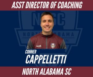 Former Patriot named assistant director of coaching at North Alabama SC